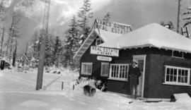 [James Quiney in front of his real estate office at 1820 Waterloo Street]