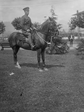 [Mounted soldier, 68th Canadian Field Artillery]