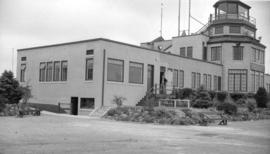 [Exterior view of airport building]