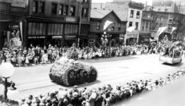 [The Spencer Limited float in the Dominion Day Parade]