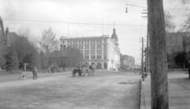 [View of] Hastings St. looking east from Hornby