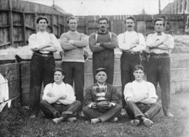 Firemen's Tug-of-War Team. Winners 1910.