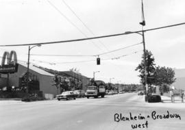 Blenheim [Street] and Broadway [looking] west