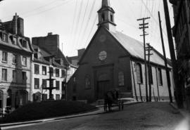 Oldest Church in Quebec [on site original market]