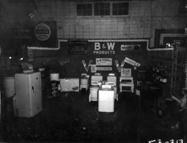 B and W Products display of household appliances