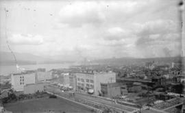 [View along Granville Street, looking north from the Hotel Vancouver]