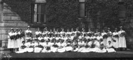 [Unidentified nursing group graduation photograph]