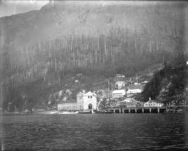 [View of Buntzen Lake Power Plant number one from Indian Arm]