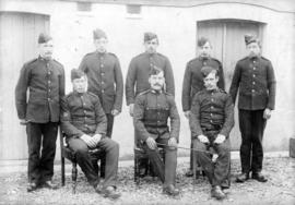 Group portrait of soldier-cadets