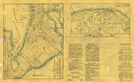 Map of downtown section of Vancouver ; Diagram of New Westminster, B.C., downtown section