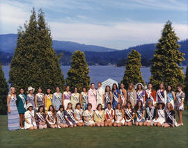 Group photograph of 1972 Miss P.N.E. Contestants