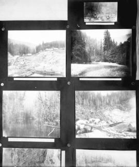 [Five views of Coquitlam Dam construction]