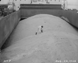 Salt water damaged raw sugar cargo, MV Prospero