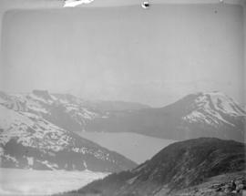 [View of Garibaldi Lake, Mount Clinker and Table Mountain]