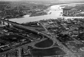 Aerial view of Fraser River