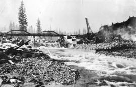 Coquitlam Dam, Old Spill-way
