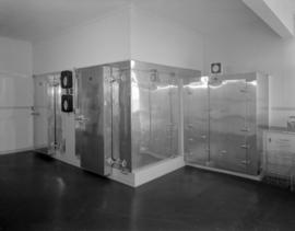 [Blood storage facilities at the Red Cross]