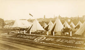 [6th Regiment D.C.O.R. camp at the Esquimalt and Nanaimo Railway station during the coal miners' ...