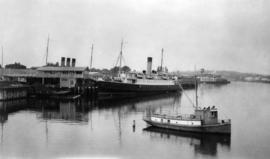 ["Pacific Princess" at C.P.R. dock during visit of Douglas Haig, 1st Earl Haig (Field M...