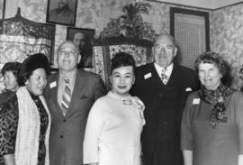 Faye Leung, Andy Livingstone, Gladys Chong, Halford Wilson at Chinese Benevolent Association head...