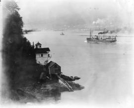 [View of Prospect Point lighthouse and the First Narrows]