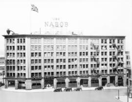 [Commercial building at Water and Cordova Streets]