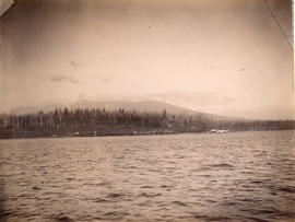 [View of North Vancouver from across Burrard Inlet]