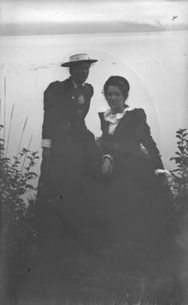 [Bertha Cassidy (left) and unidentified woman]