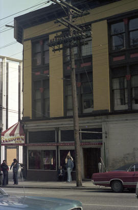 [Side view from Cambie Street of 310 Cambie Street - Gastown Hotel, 2 of 3]