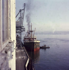 Ship at dock at BC Sugar