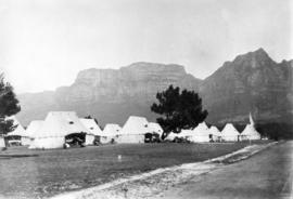 No. 3 General Hospital, Rondebosch, near Capetown, Table Mountain in the background