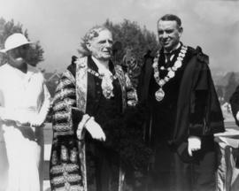 Sir Percy, Mayor McGeer, and Mrs. McGeer