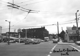 Hemlock [Street] and Broadway [looking] south