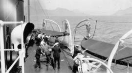 [Life] Boat drill on T.S.S. "Catala"