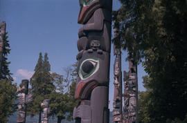Totem poles at Brockton Point