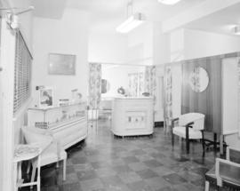 [Interior view of hair dressing salon in the] Martin Hotel, Ocean Falls