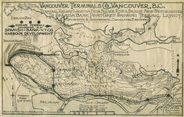 Terminal railway location from Fraser River Bridge, New Westminster, to Spanish Bank, Point Grey,...