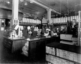 [Interior of Woodward's Department Store at Hastings Street and Abbott Street]