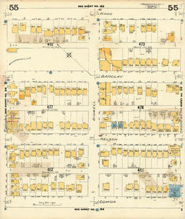 Plate 55 [Cardero Street to Haro Street to Denman Street to Comox Street]