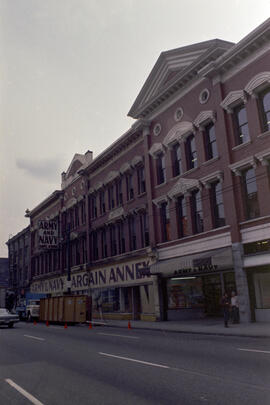 [20-22 West Cordova Street - Army and Navy Bargain Annex and Warehouse, 1 of 5]