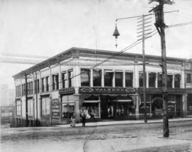 [Exterior of Walker's Clothing and Haberdashers - 445 W. Hastings Street]