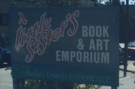 Little Sister's Book and Art Emporium sign