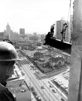 [View of West Georgia Street, looking east from Westcoast Building - 1333 West Georgia Street]