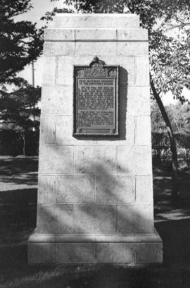 [Monument dedicated to the "St. Roch" and crew for the first eastward crossing of the N...