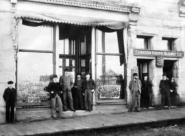 [Exterior of C.P.R. offices, 640 - 650 Granville Street in the New York Block]