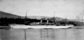 [Canadian Pacific Railway R.M.S. "Empress of Japan" passing out of First Narrows]