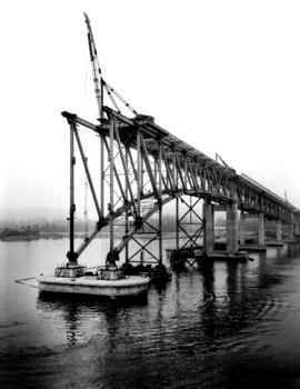 No. 40 [Second Narrows bridge construction]