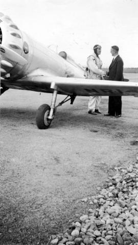 Mr. Way bids Pilot Rider farewell and good luck on the first non-stop flight between Canada and M...