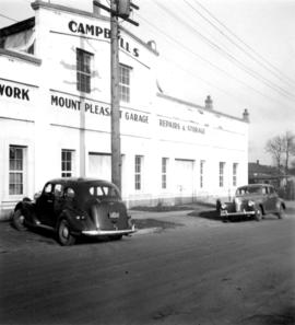 Concrete garage (Campbell's) where once stood Doering and Marstrands Brewery at Brewery Creek, Mo...