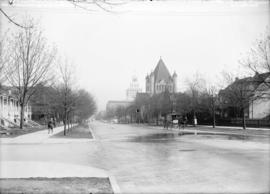 [View of Georgia Street, looking east from Thurlow Street]